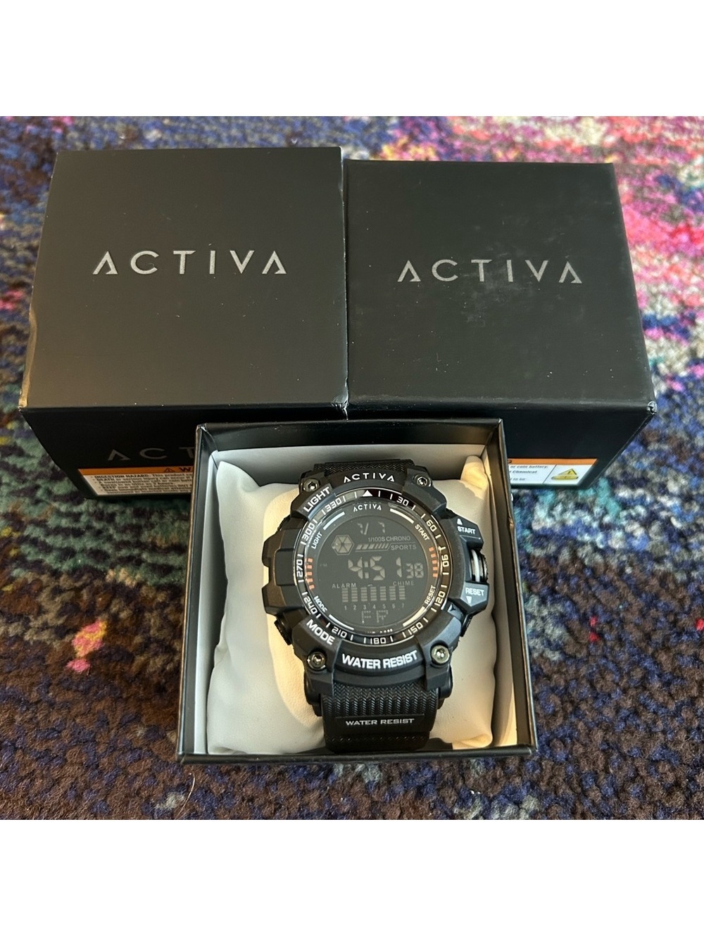 Activa x Invicta Men's Black Sports Watch NEW